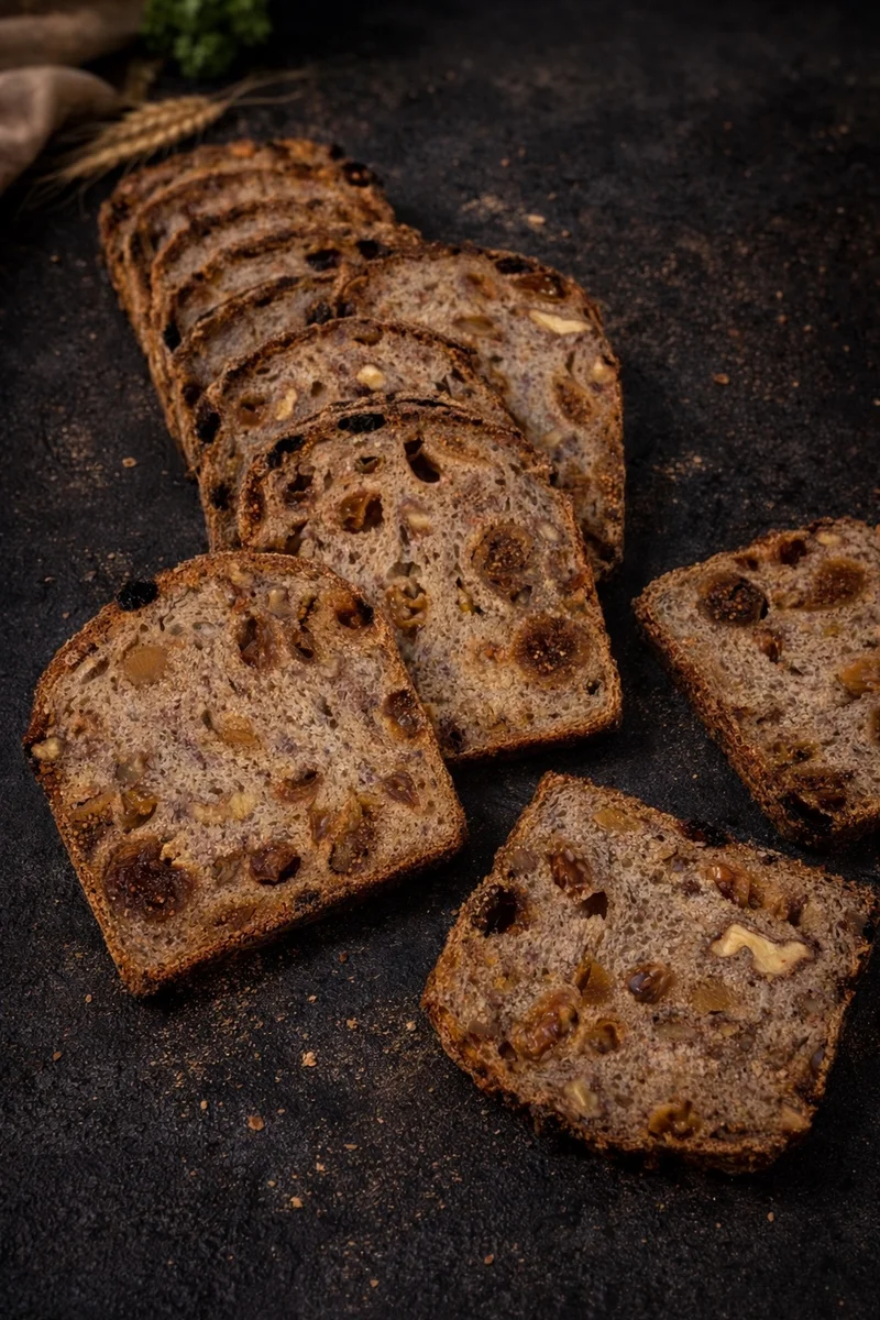 İncirli Cevizli Kuru Üzümlü Ekmek