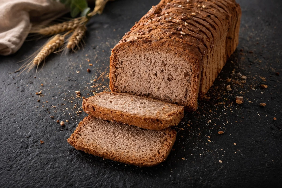 Karabuğday Ekmeği (Chia ve Öğütülmüş Keten Tohumlu)