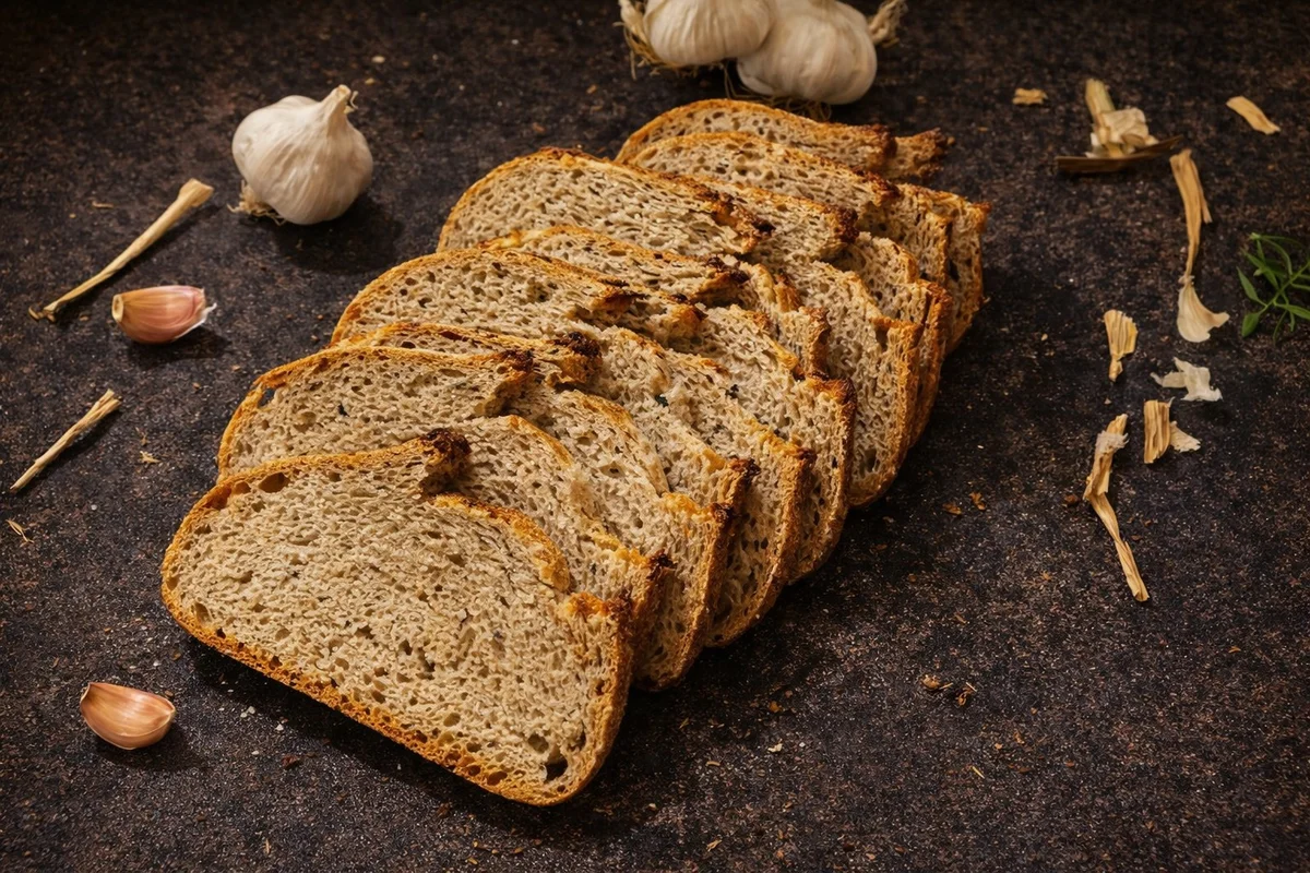 Rosto Sarımsaklı Biberiyeli Ekmek