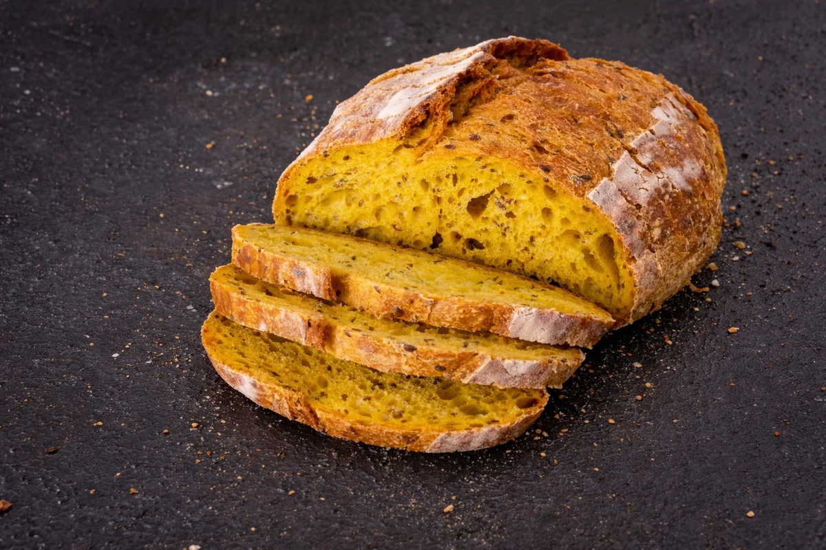 Zerdeçallı Keten Tohumlu Ekmek